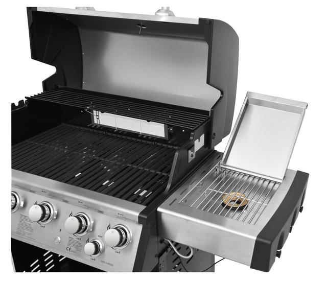 UNIMAC ΨΗΣΤΑΡΙΑ ΥΓΡΑΕΡΙΟΥ INOX BBQ PREMIUM LINE 5+1+1 24.5KW