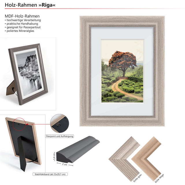 THE WALL RIGA PHOTOFRAME 30X40CM BEIGE