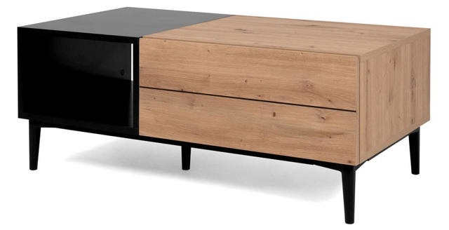 NOLA COFFEE TABLE - OAK/BLACK