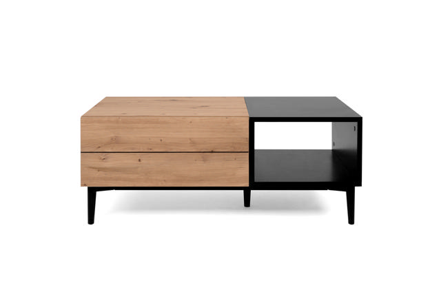 NOLA COFFEE TABLE - OAK/BLACK