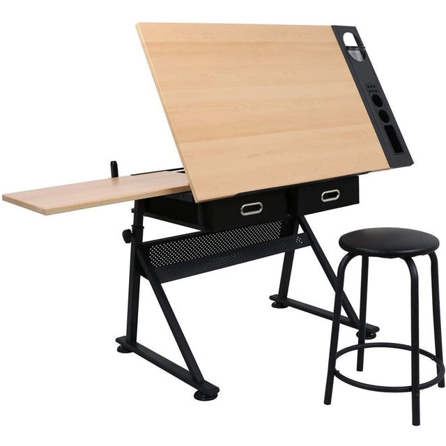 SINOART DRAWING TABLE WITH STOOL - 60X86CM