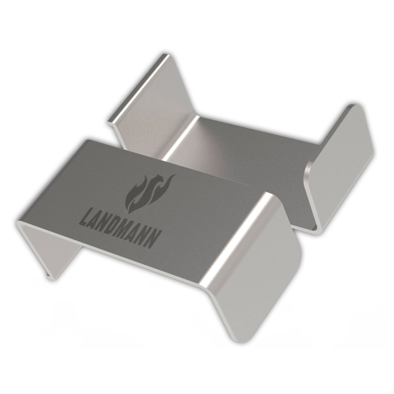 LANDMANN STAINLESS STEEL PAPER ROLL HOLDER WITH MAGNET SILVER