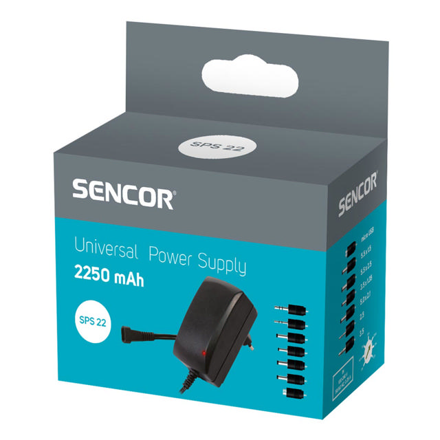 SENCOR UNIVERSAL ΜΟΝΑΔΑ ΤΡΟΦΟΔΟΣΙΑΣ 3V-12V 2.2A