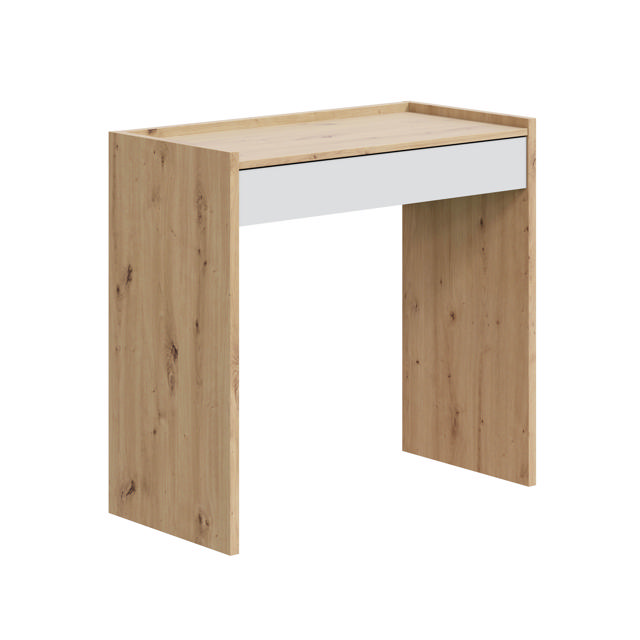 FORES NOA OFFICE DESK 77X82X40CM - OAK/WHITE 