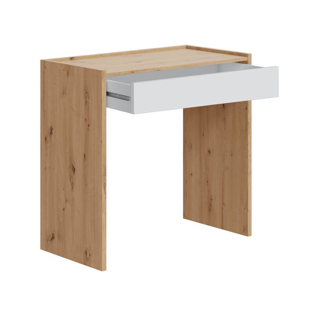 FORES NOA OFFICE DESK 77X82X40CM - OAK/WHITE 