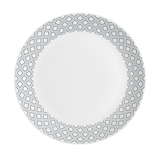 LARAH DESSERT PLATE 19CM BLACK/GREY CO