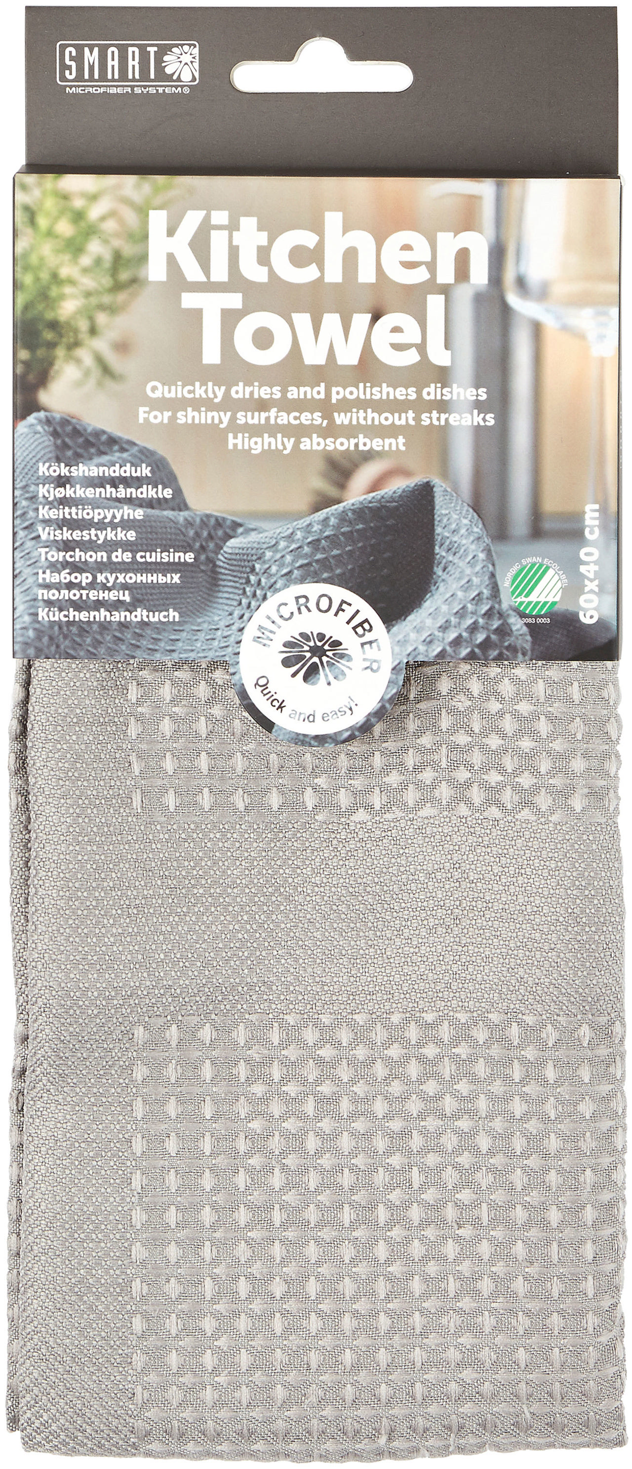 SMART KITCHEN TOWEL LIGHT GREY