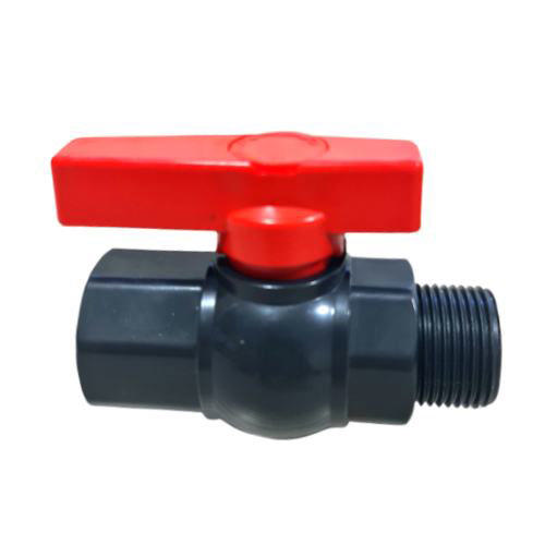 PVC BALL VALVE ΜΕ ΛΑΒΗ ΠΕΤΑΛΟΥΔΑΣ 3/4'' (M/F)