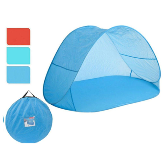 BEACH TENT POP UP 3 ASSORTED COLORS