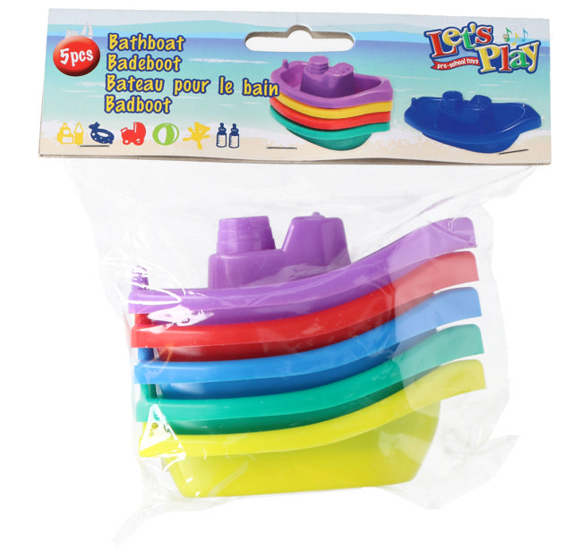 LET'S PLAY SET5 BATH BAOT 10X5X4CM