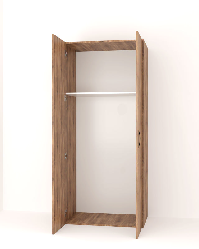 WARDROBE 80X52X180CM - BRANDY OAK