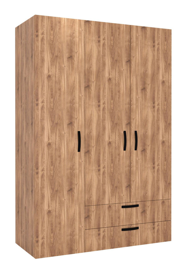 WARDROBE 80X52X180CM - BRANDY OAK