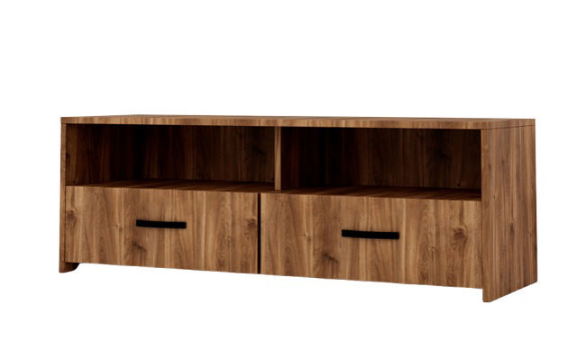 TV STAND MELAMINE - BRANDY OAK