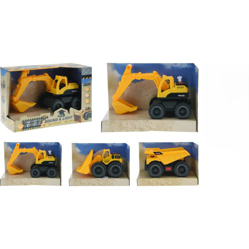 TRUCK TOY FRICTION 24CM - ASSORTED DESIGN