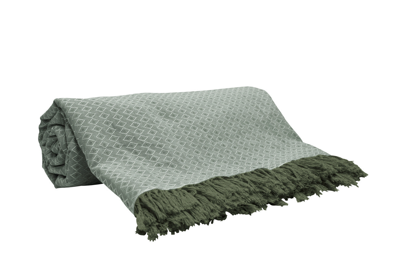 EASY HOME THROW BINDI 180X240CM OLIVE