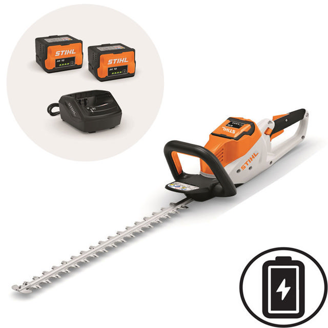 STIHL HSA 50 ΕΠΑΝΑΦΟΡΤΙΖΟΜΕΝΟ ΘΑΜΝΟΚΟΠΤΙΚΟ ΣΕΤ 2xAK10 ΜΠΑΤΑΡΙΕΣ ΚΑΙ ΦΟΡΤΙΣΤΗΣ