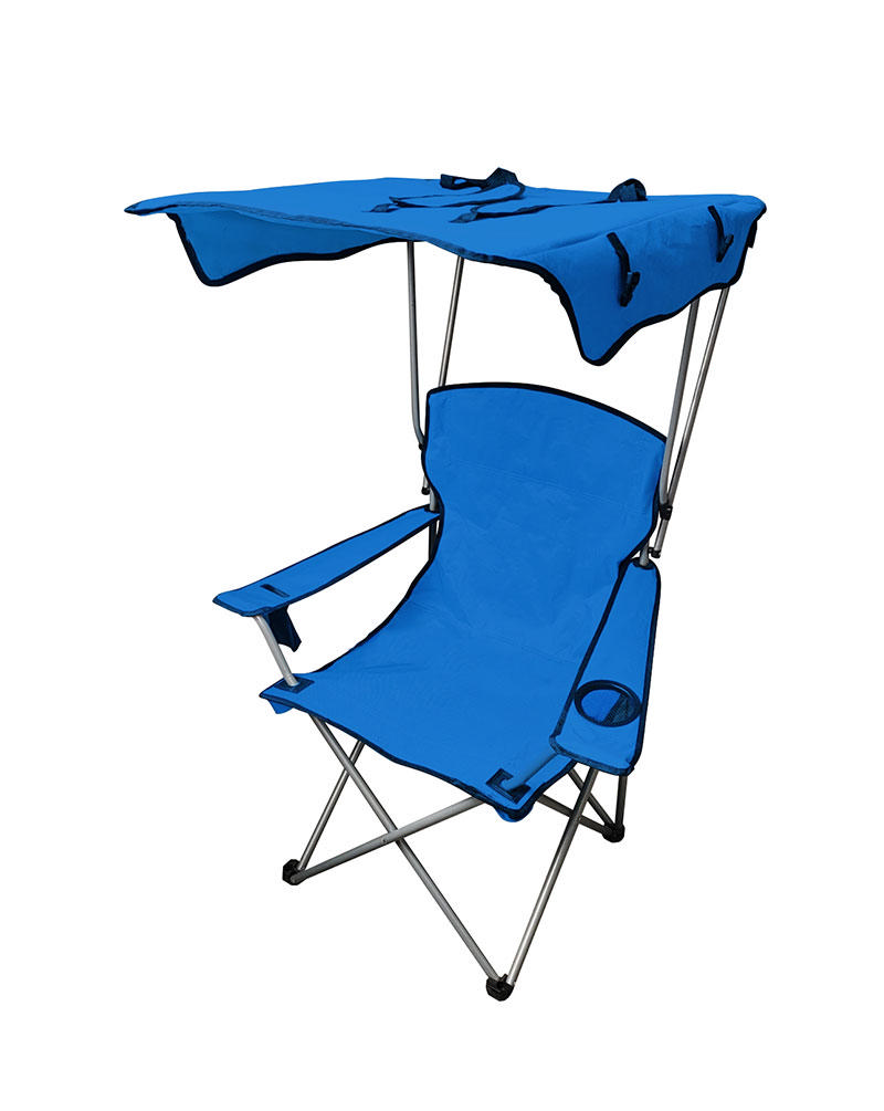 WALE BEACH ARM CHAIR WITH CANOPY - BLUE