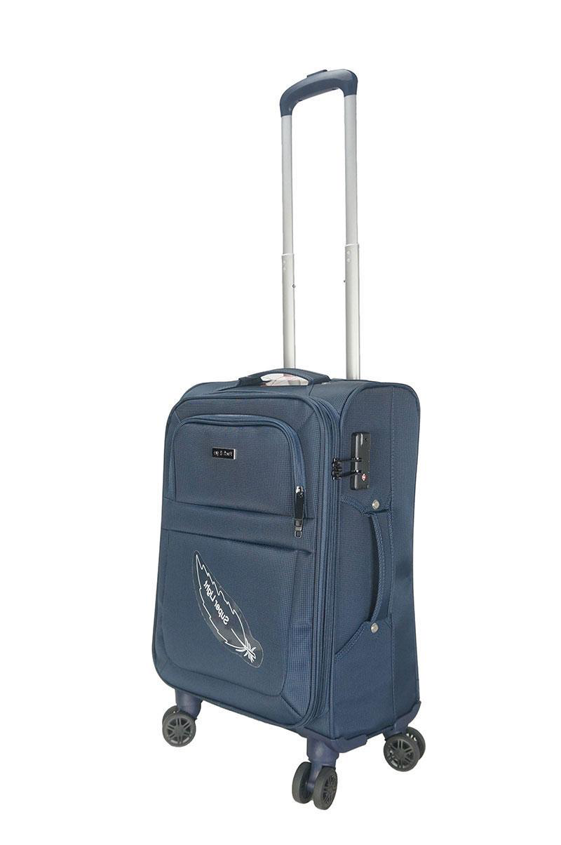 PACK&GO SOFT LUGGAGE EXTENDABLE 20 INCH BLUE