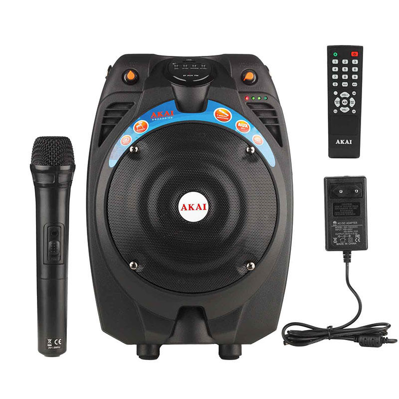 AKAI KARAOKE 30W BLUETOOTH SPEAKER & WIRELESS MICROPHONE