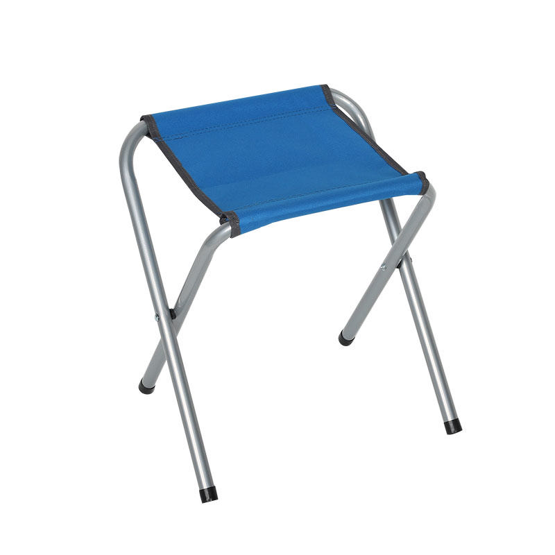 RUBY FOLDING STOOL METAL - BLUE