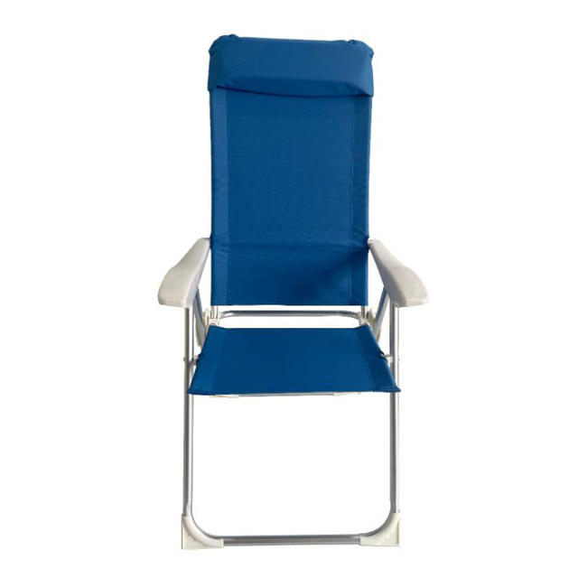 LEDA BEACH FOLDING CHAIR 5 POSITIONS - BLUE