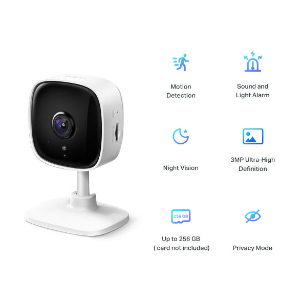 TP LINK TAPO C110 HOME SECURITY WI-FI CAMERA UHD