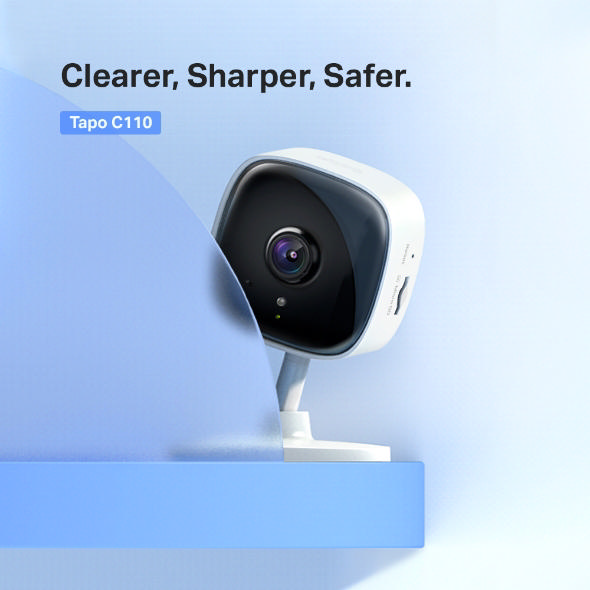 TP LINK TAPO C110 HOME SECURITY WI-FI CAMERA UHD