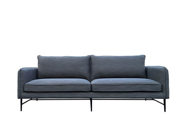 AMSTERDAM SOFA 3 SEATER GREY