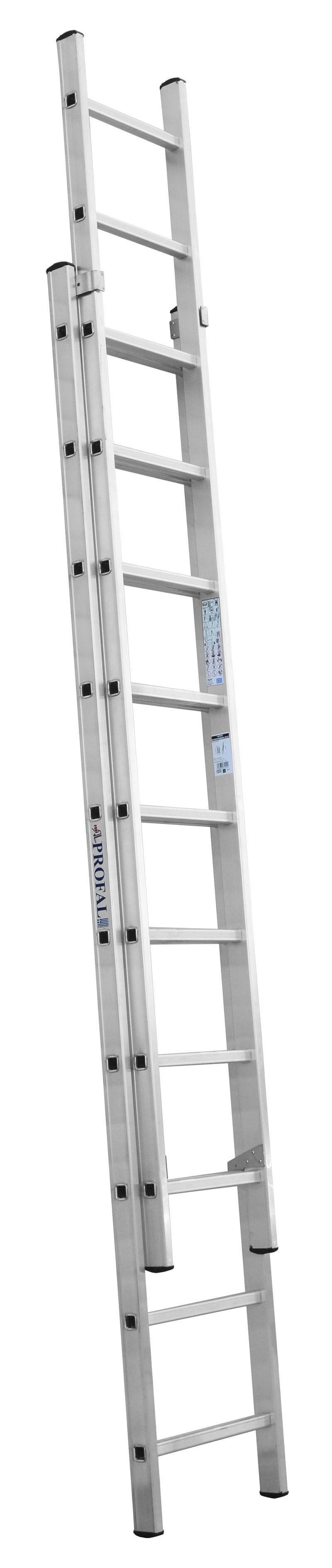 PROFAL EVO ALUMINIUM LADDER 2X10STEPS