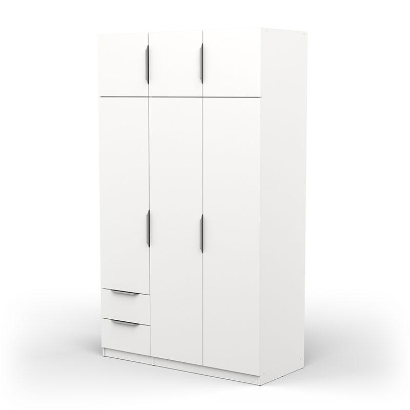 GHOST WARDROBE 6DR/2DRW WHT