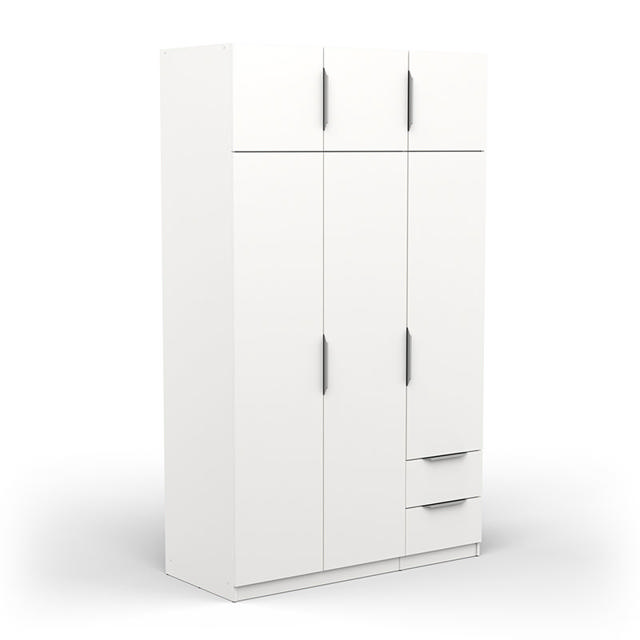 GHOST WARDROBE 119.4X51.1X203CM - WHITE