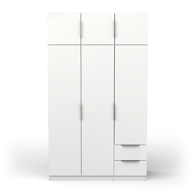 GHOST WARDROBE 119.4X51.1X203CM - WHITE