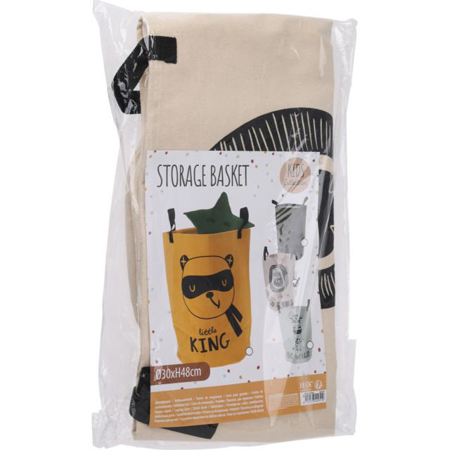 STORAGE SOLUTIONS CANVAS LAUNDRY BAG 30X48CM - ASSORTED COLORS