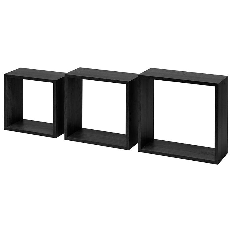 DURALINE TRIPLE WALL CUBE 12MM 30X30X12CM BLACK OAK