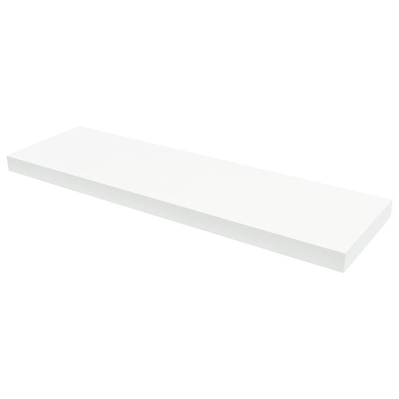 DURALINE FLOATING SHELF XL4 80X23.5CM LACQUERED WHITE