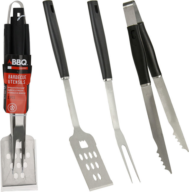 BBQ TOOL SET 3 PCS