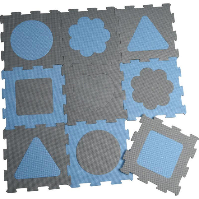 EVA GROUNDMAT PUZZLE 9PCS - ASSORTED COLORS