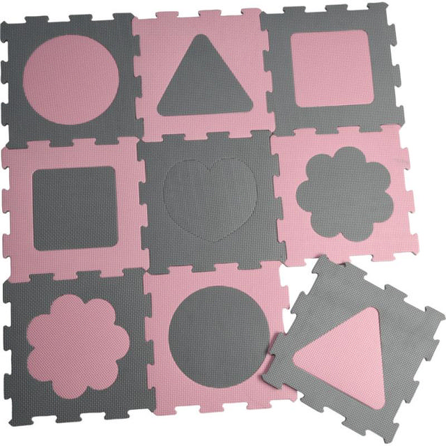 EVA GROUNDMAT PUZZLE 9PCS - ASSORTED COLORS