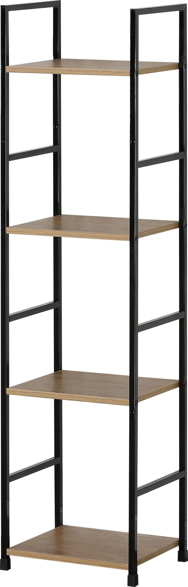 ALGERIA 4 TIER SHELF 116X24.5X5CM - OAK