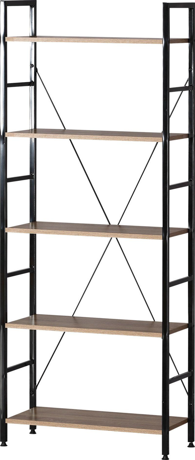 MAROCO 5 TIER SHELF 60X28X148CM - BLACK