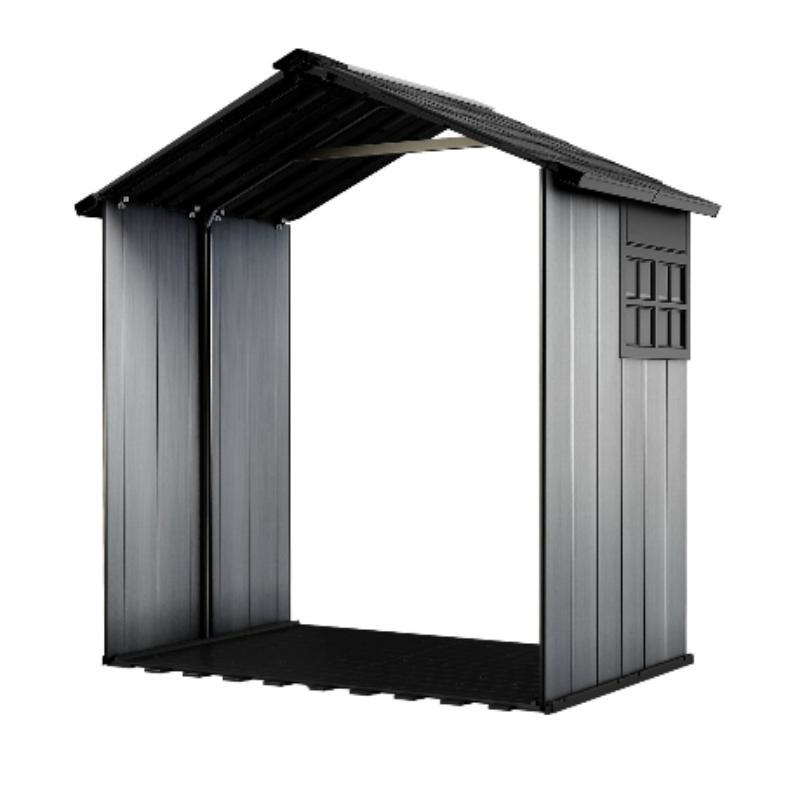 KETER OAKLAND SHED EXTENSION KIT 4FT - WOODLOOK GREY