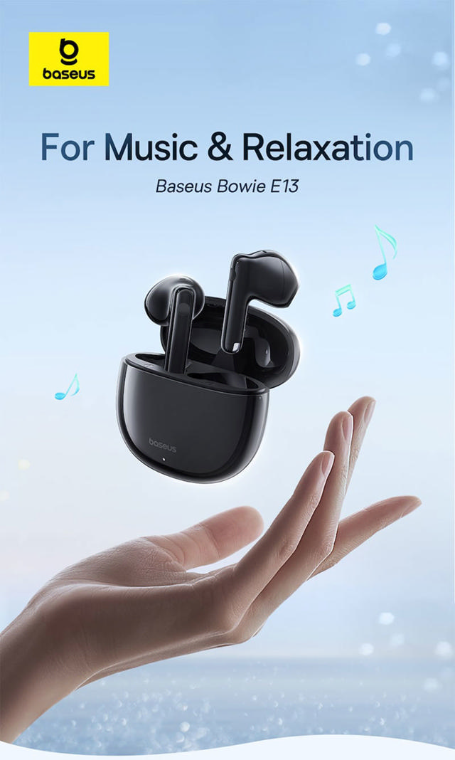 BASEUS EARPHONES E13 - BLACK