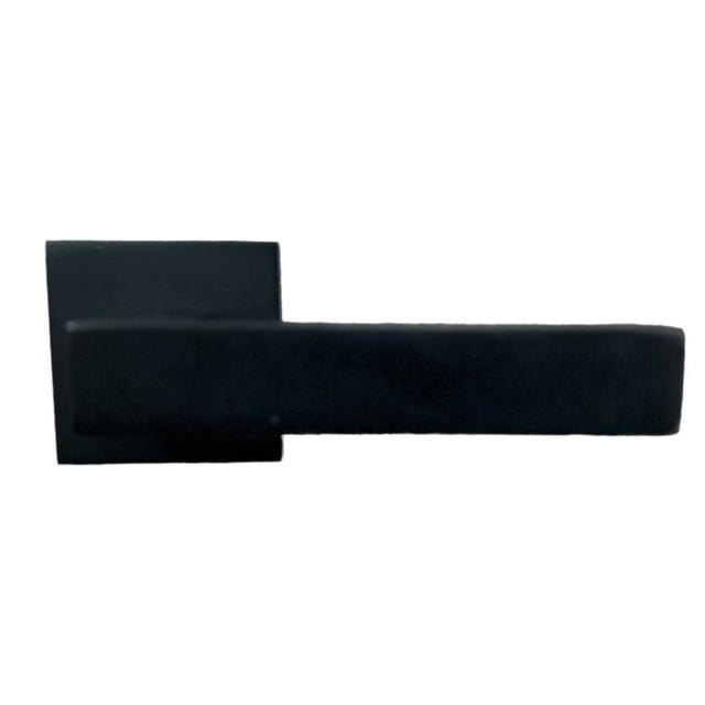 SET DOOR HANDLES Z22 A133 SQUARE BLACK MATT