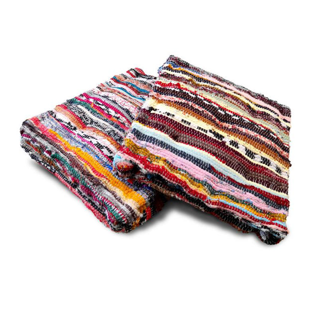 FLOOR PILLOW 40X40X5CM - MULTICOLOR