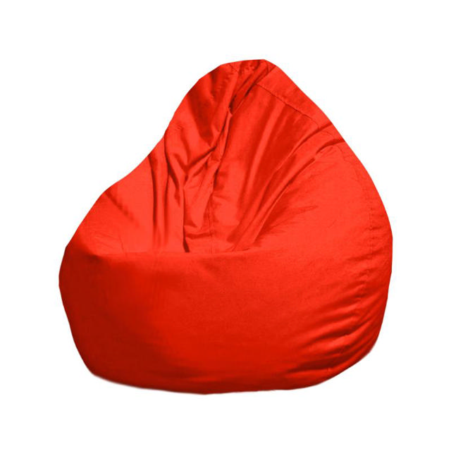 CLOTH POUF ORANGE 80X80CM - ORANGE