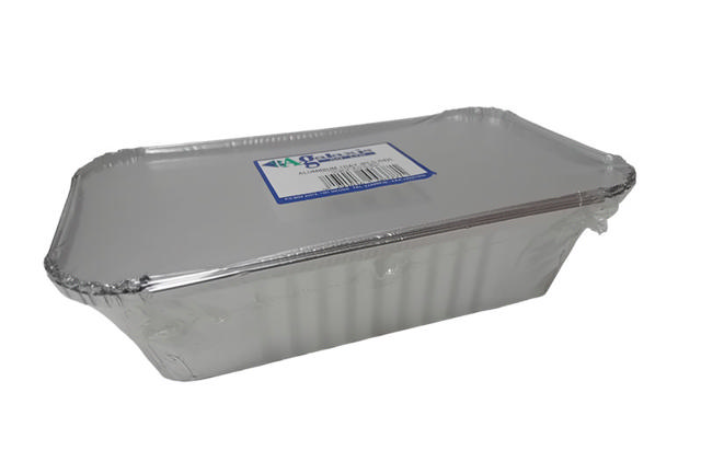 ALUMINIUM TRAYS RECTANGULAR - 3PCS