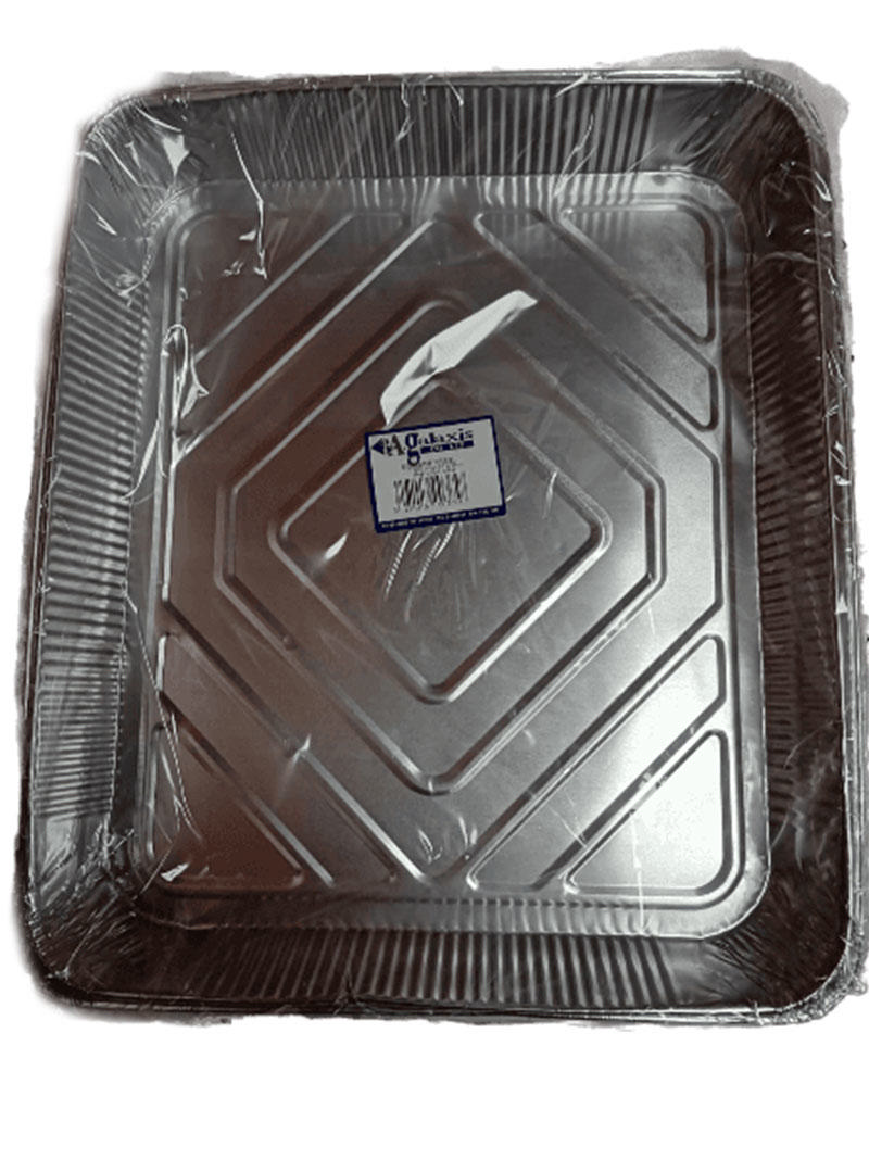 ALUMINIUM TRAYS RECTANGULAR - 2PCS