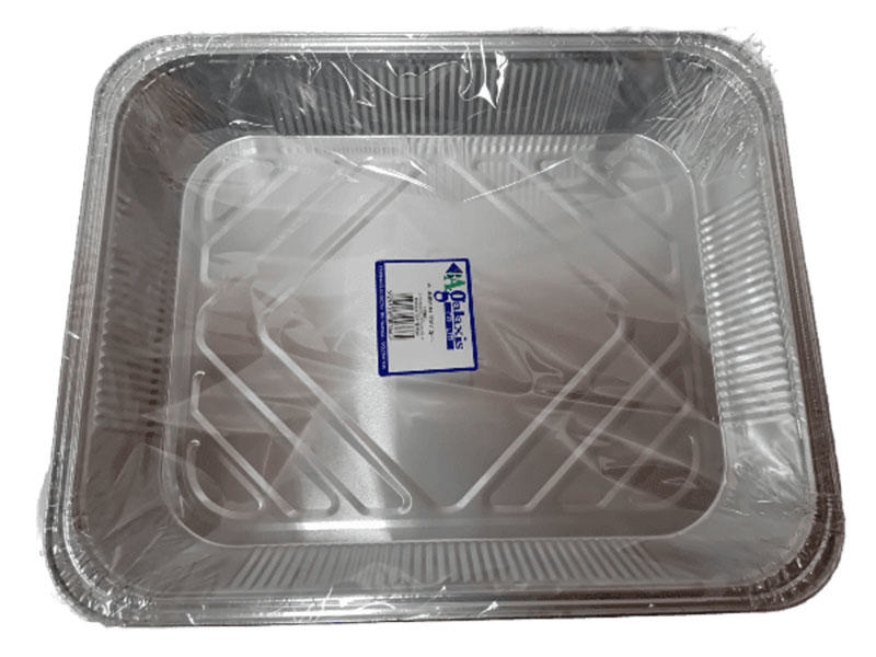 ALUMINIUM TRAYS RECTANGULAR - 2PCS