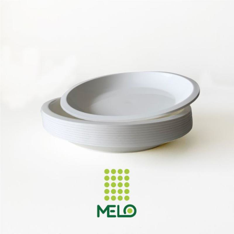 PLASTIC REUSABLE PLATES -SET X10-16CM