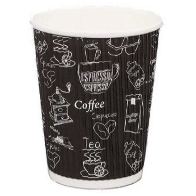  PAPER CUP WITH LID - SETX10 - 8OZ